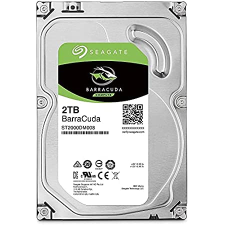 Seagate BarraCuda 2TB 3.5inch SATA 6Gb/s 7200RPM Hard Disk Drive HDD ST2000DM008