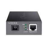TP-Link 10/100/1000 Mbps RJ45 to 1000 Mbps Single-mode SC WDM Bi-Directional Fiber Converter