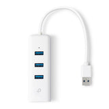 TP-Link USB 3.0 to Gigabit Ethernet Network Adapter with 3-Port USB 3.0 Hub (UE330)