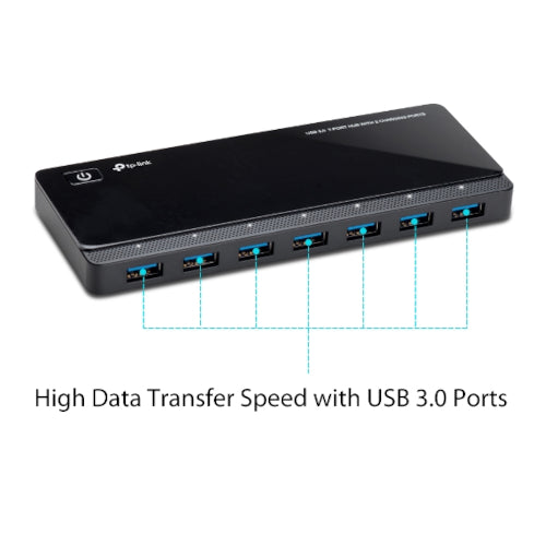 TP-Link USB 3.0 7-Port Hub with 2 Charging Ports (UH720)