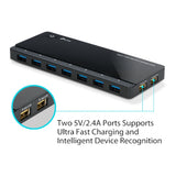 TP-Link USB 3.0 7-Port Hub with 2 Charging Ports (UH720)