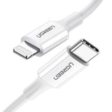 UGREEN USB-C to Lightning Cable Rubber Shell 1M White US171 10493