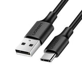 Ugreen USB-A 2.0 TO USB-C CABLE NICKEL PLATING 1M CHARGING AND DATA CABLE (BLACK) (US287/60116)