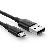 Ugreen US287 USB 2.0 fast charging cable to USB Type-C, voltage 3A, length from 0.25m to 2m