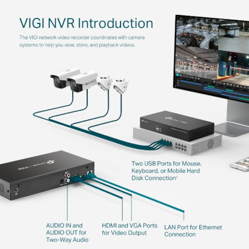 TP-Link 8 Channel Network Video Recorder (VIGI NVR1008H)