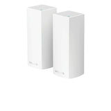 Linksys Velop Intelligent Mesh WiFi System, Tri-Band, 2-Pack White (AC2200) WHW0301